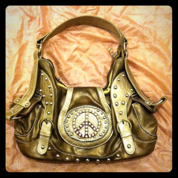 Handbags - Peace sign handbag*REDUCED