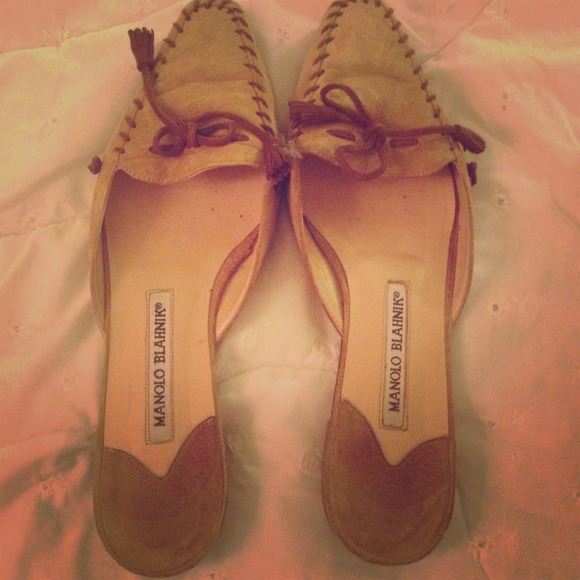 Manolis Blahnik flats