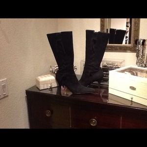 Black Suede Claudia Ciuti Boots
