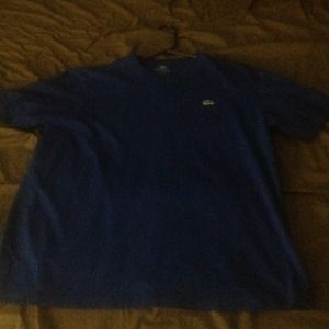 Lacoste Men's T-shirt..Royal Blue..short sleeve