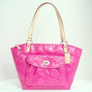 Pink coach bag!