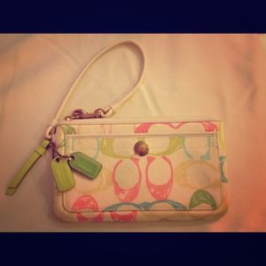 Reduced!! Small Coach Wristlet