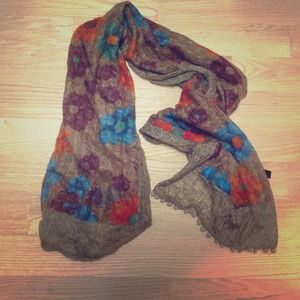 Floral scarf!