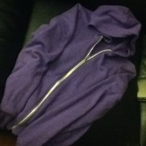 American Apparel purple hoodie