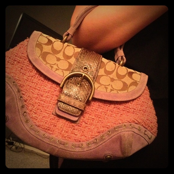 COLORFUL COACH PURSE