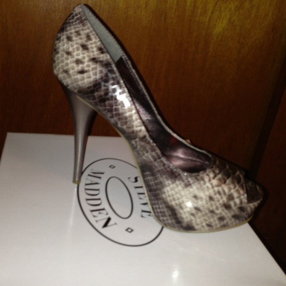 snakeskin heels