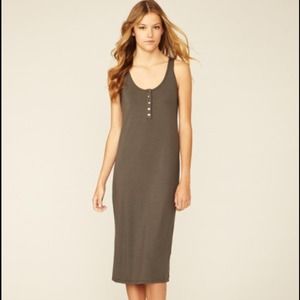 Soft Jersey Henley Tank Dress
