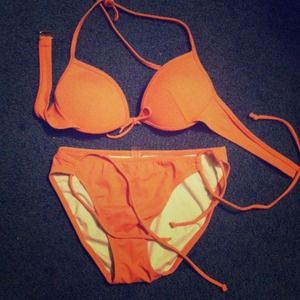 Reserved. Victoria secret coral swim suit