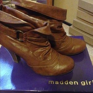 Reserved! Madden Girl Rouched Booties