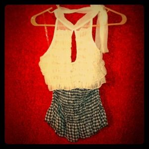 Price reduced !! Fitted halter top