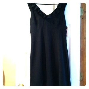 *Reserved*Cute summer black ruffle dress