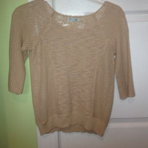 Knitted see through 3/4 sleeve shirt!