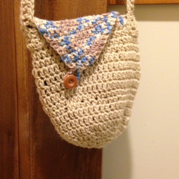 Crochet Saddle Bag purse