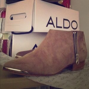 REDUCED Aldo Froande Booties - Nude