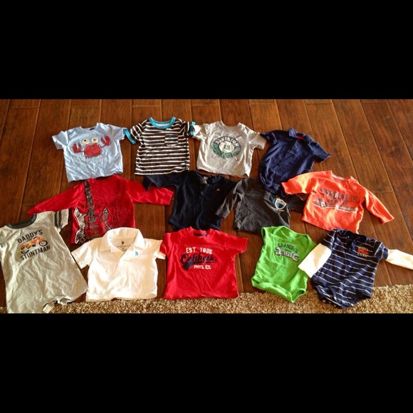 Baby boy 12-18 month shirts