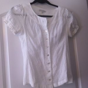 🎈Reduced!🎈White Banana Republic button down