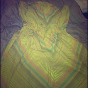 Adorable Strapless Sundress