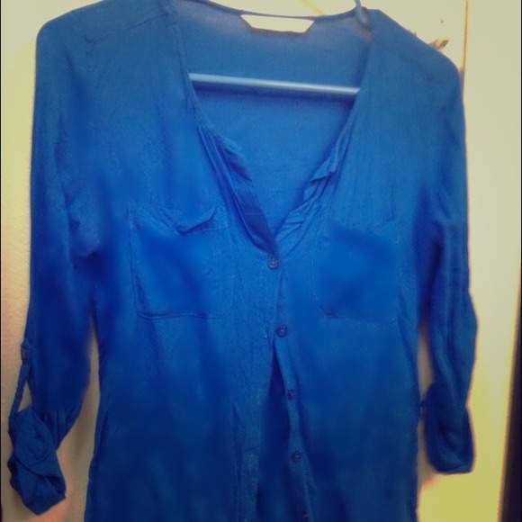 Old navy blue button up shirt - Picture 1 of 1