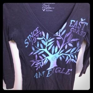 Cute American eagle 3/4 sleeve shirt