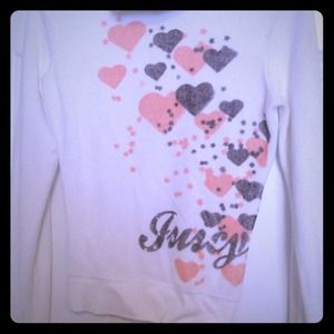 🎉SOLD🎉Juicy Couture white terry hoodie
