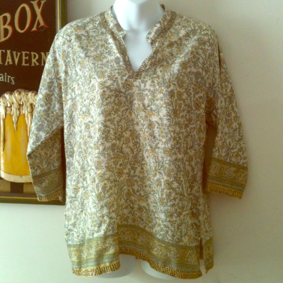 Stunning silk kurta tunic size L