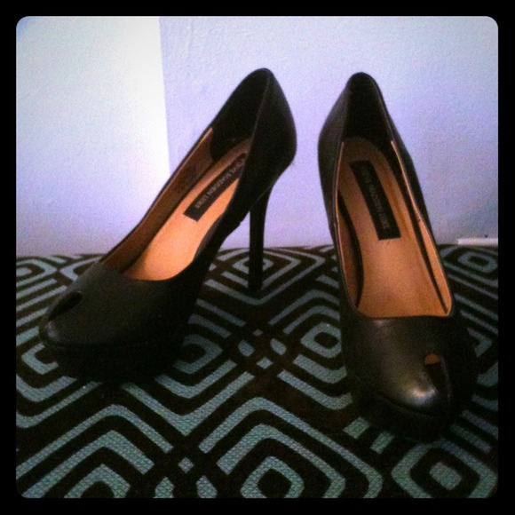 Steve Madden Luxe peeptoe platforms