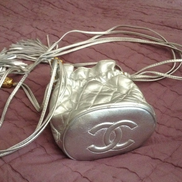 SOLD Chanel Quilted Silver Club Bag - Auth SOLD