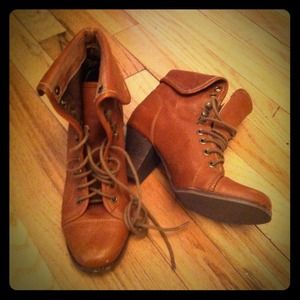 Jeffrey Campbell booties, brown