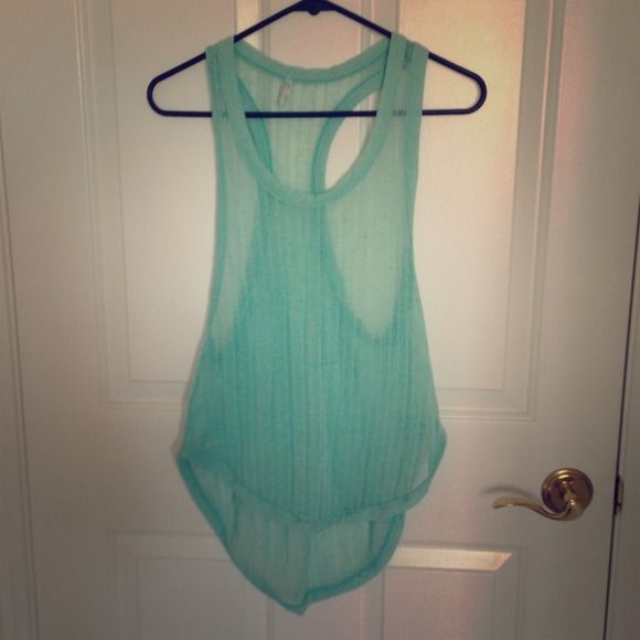 💥SOLD💥Aqua blue tank top. Size S.