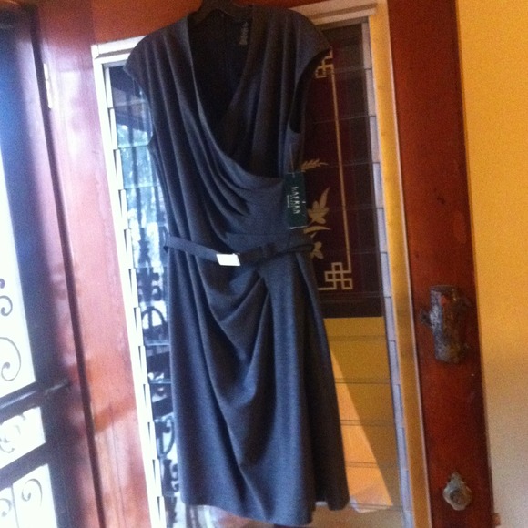 Ralph Lauren Haddon Hall charcoal Dress