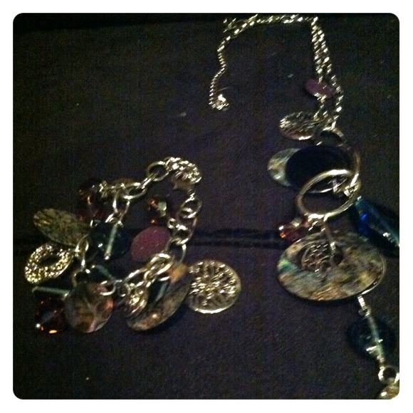 *REDUCED AGAIN* Sophia Neptune necklace & bracelet