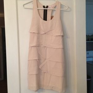 Light pink ruffle dress