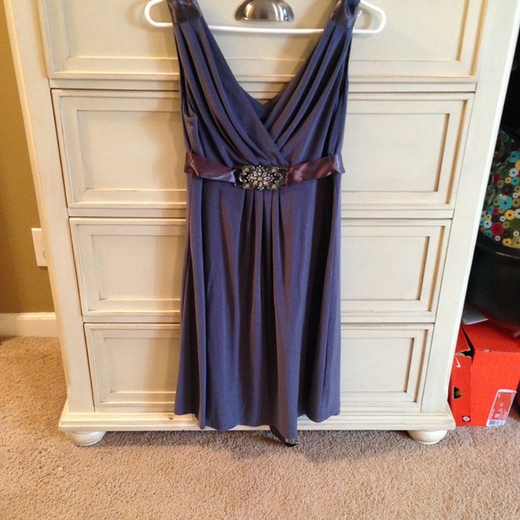 Dark grey cocktail dress - Picture 1 of 4