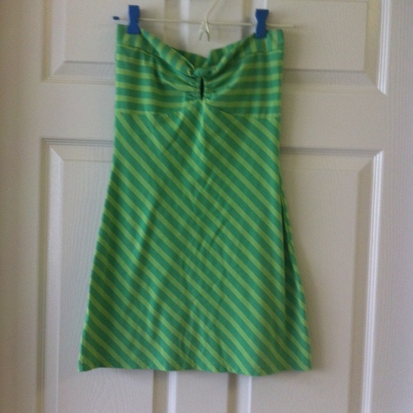Green striped dress/shirt