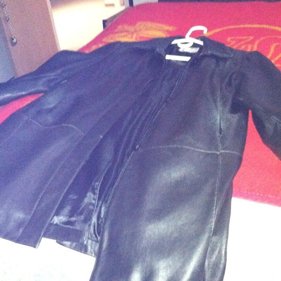 Leather coat Jacqueline ferrer - Picture 1 of 1