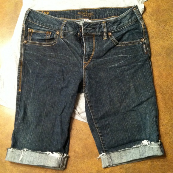 Denim - Silver cut offs