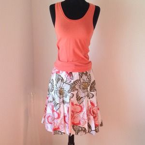 Sportmax cotton skirt flowers Made in Italy SALE !