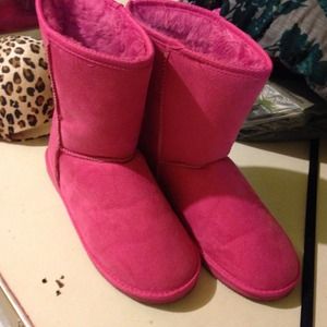 Pink boots