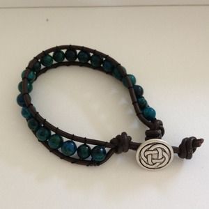 single wrap leather bracelet