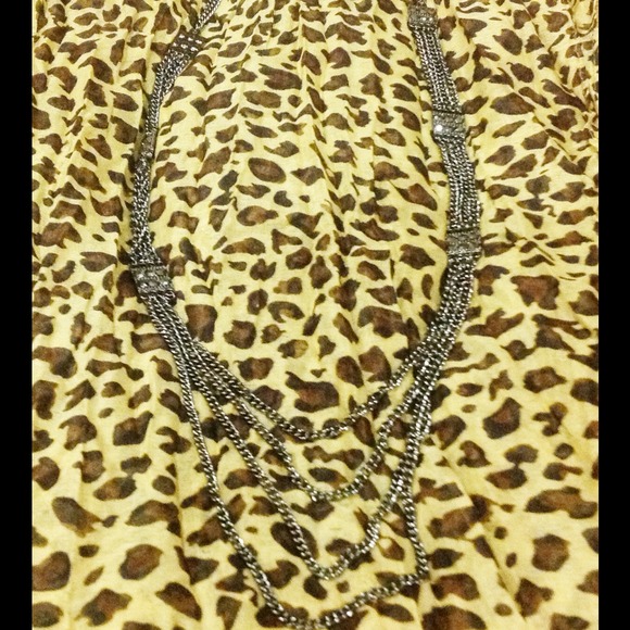 SOLD! Dlark silver necklace