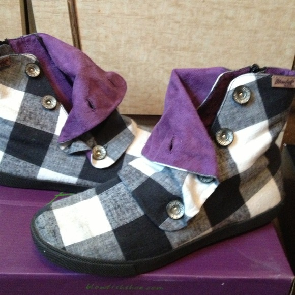 Blowfish black and white Booties!