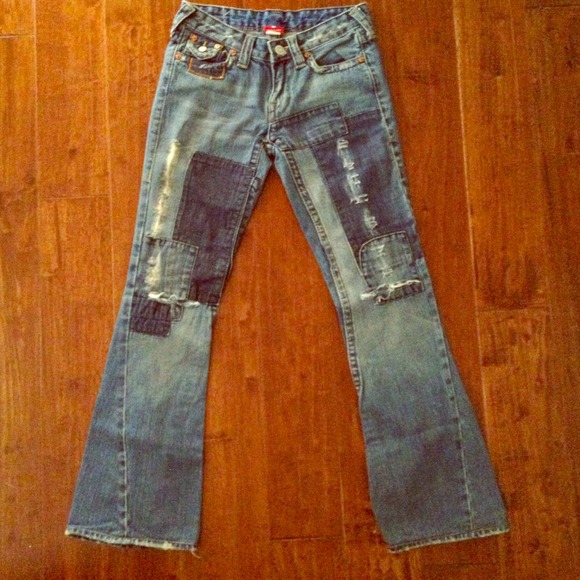 True Religion Joey Patch #04553 Cut TRW500 size 24