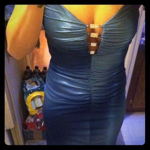 Blue ombré long formal gown