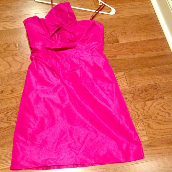 Silk magenta J. Crew cocktail dress- price reduced