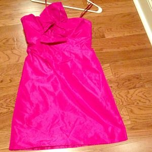Silk magenta J. Crew cocktail dress- price reduced