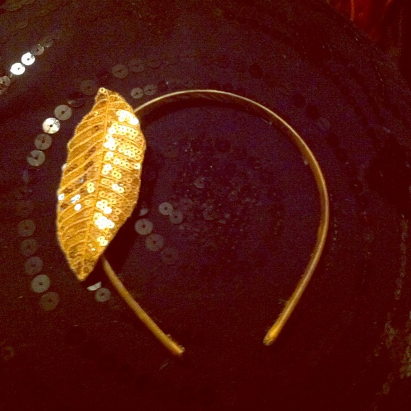 Gold leaf Head band