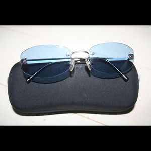 Authentic Rimless Chanel Sunglasses