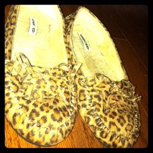 Cheetah print moccasins!