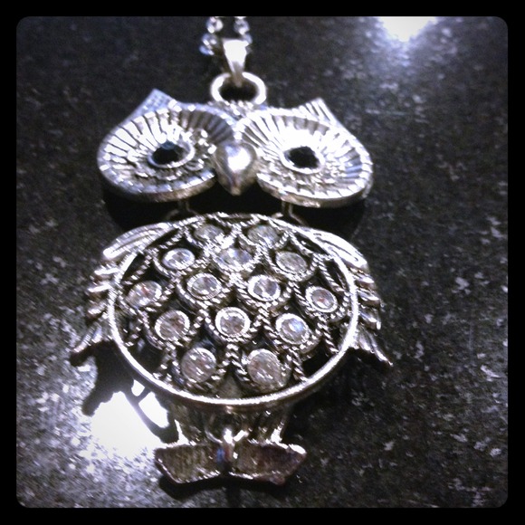 Evil eye trendy diamond costume necklace.