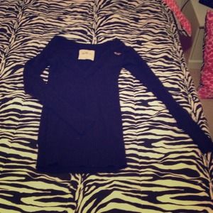 Navy blue HollisterCo sweater